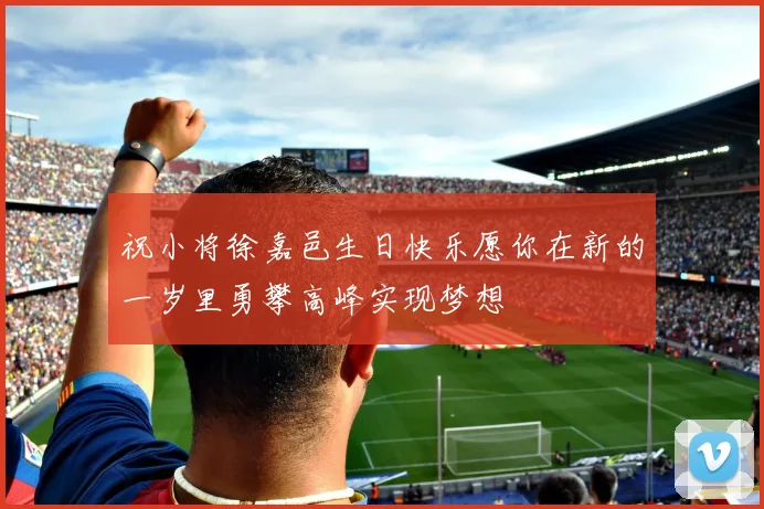 祝小将徐嘉邑生日快乐愿你在新的一岁里勇攀高峰实现梦想